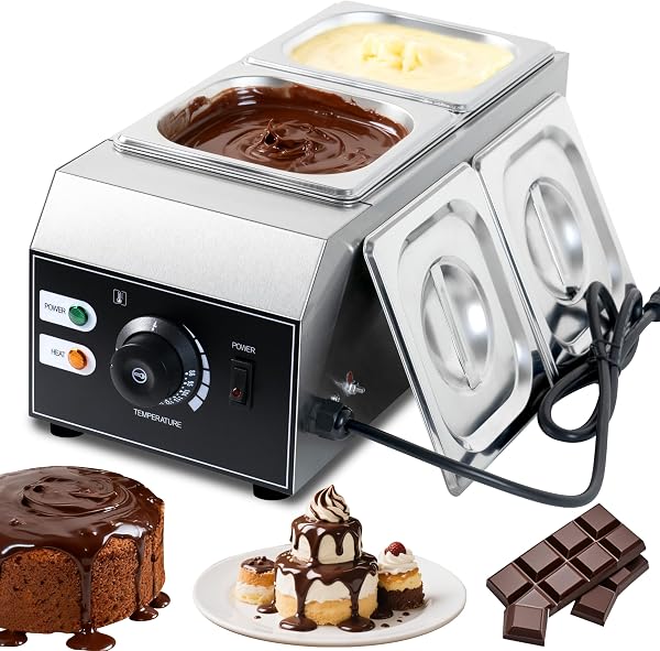 Máquina de temperado de chocolate, panela de fusão, 110 V
